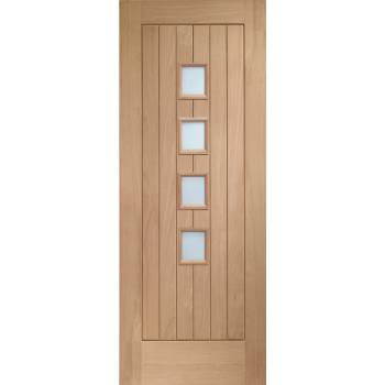 Oak Suffolk 4 Light Internal Door